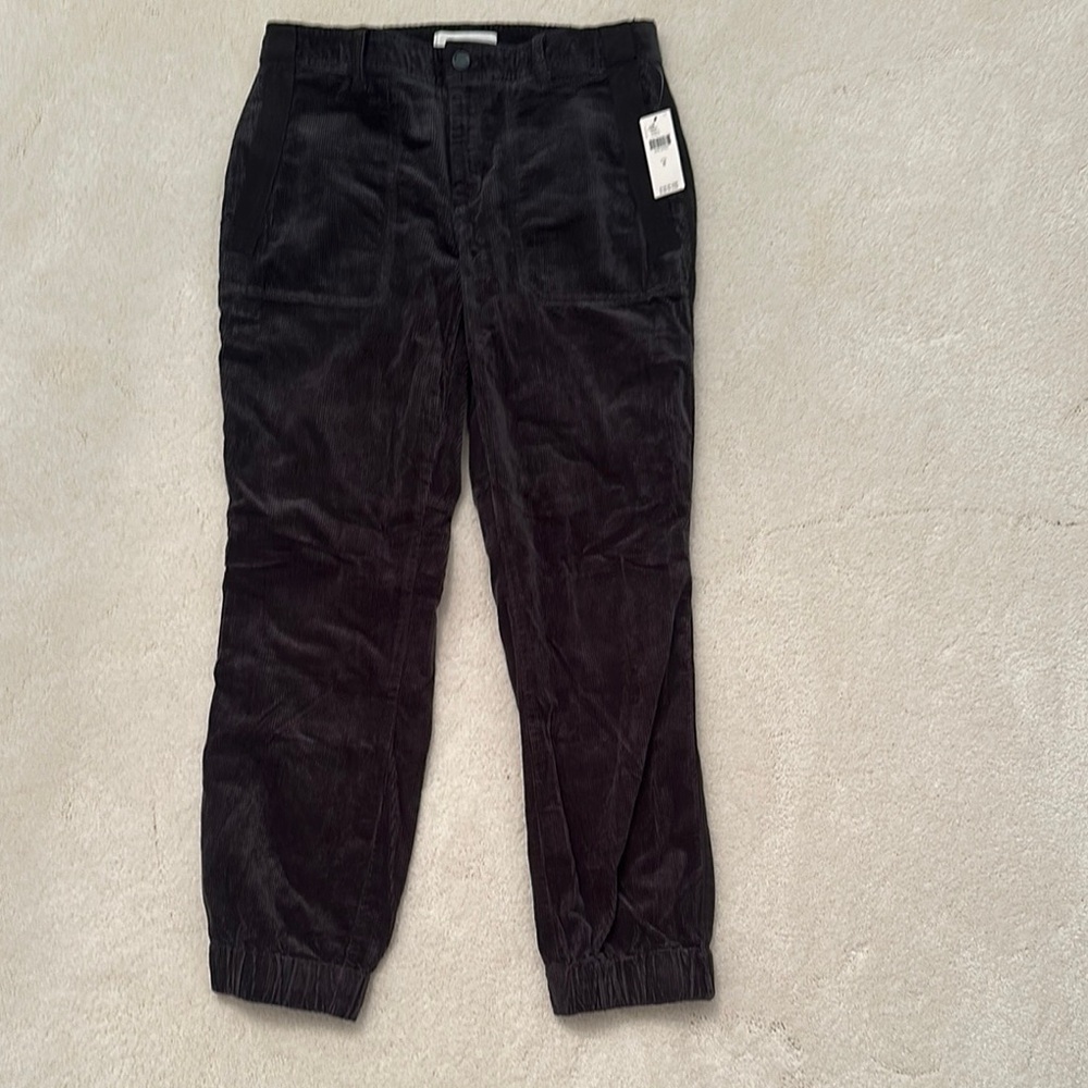 Anthropologie Black Corduroy Jeans